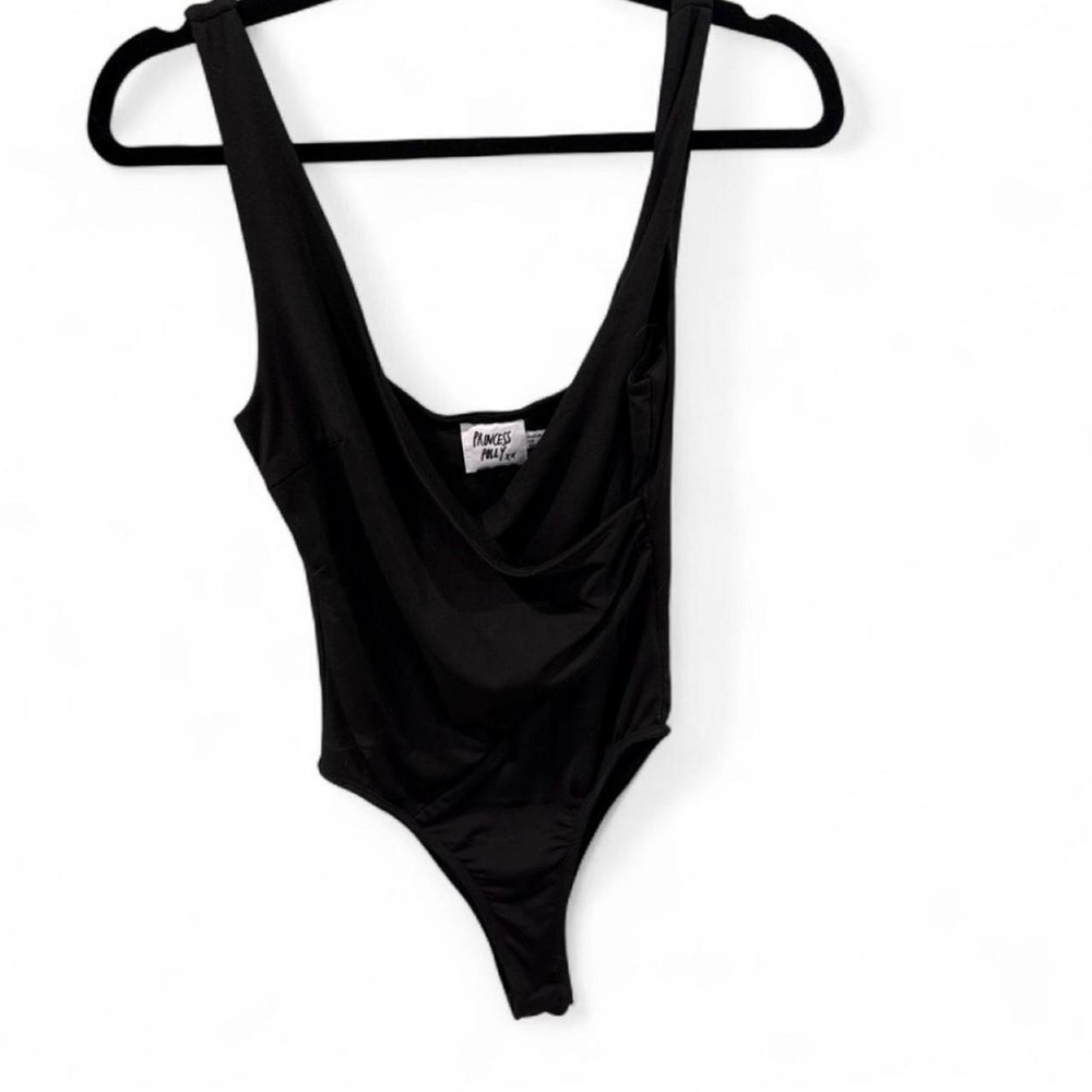 Princess Polly black cowl neck bodysuit